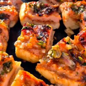 Choripan de Queijo com Goiabada e Chimichurri Outro